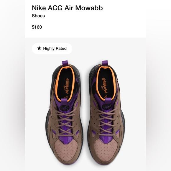 Men’s Nike ACG Air Mowabb Trails End Size 14 - Picture 2 of 14